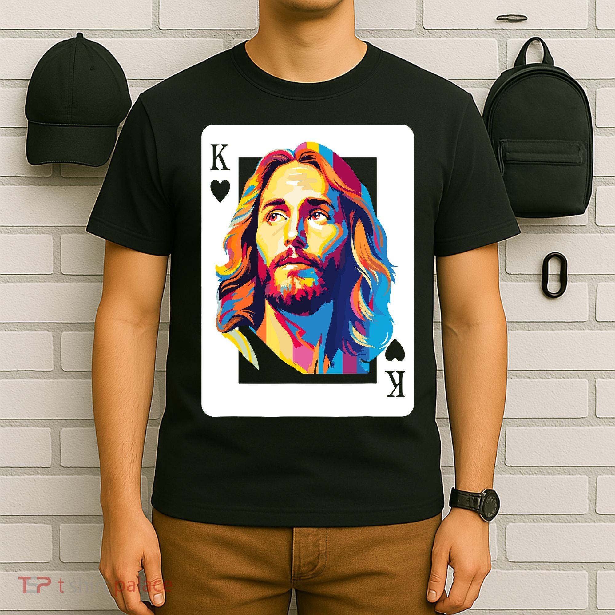 Jesus King Card Christian T-Shirt