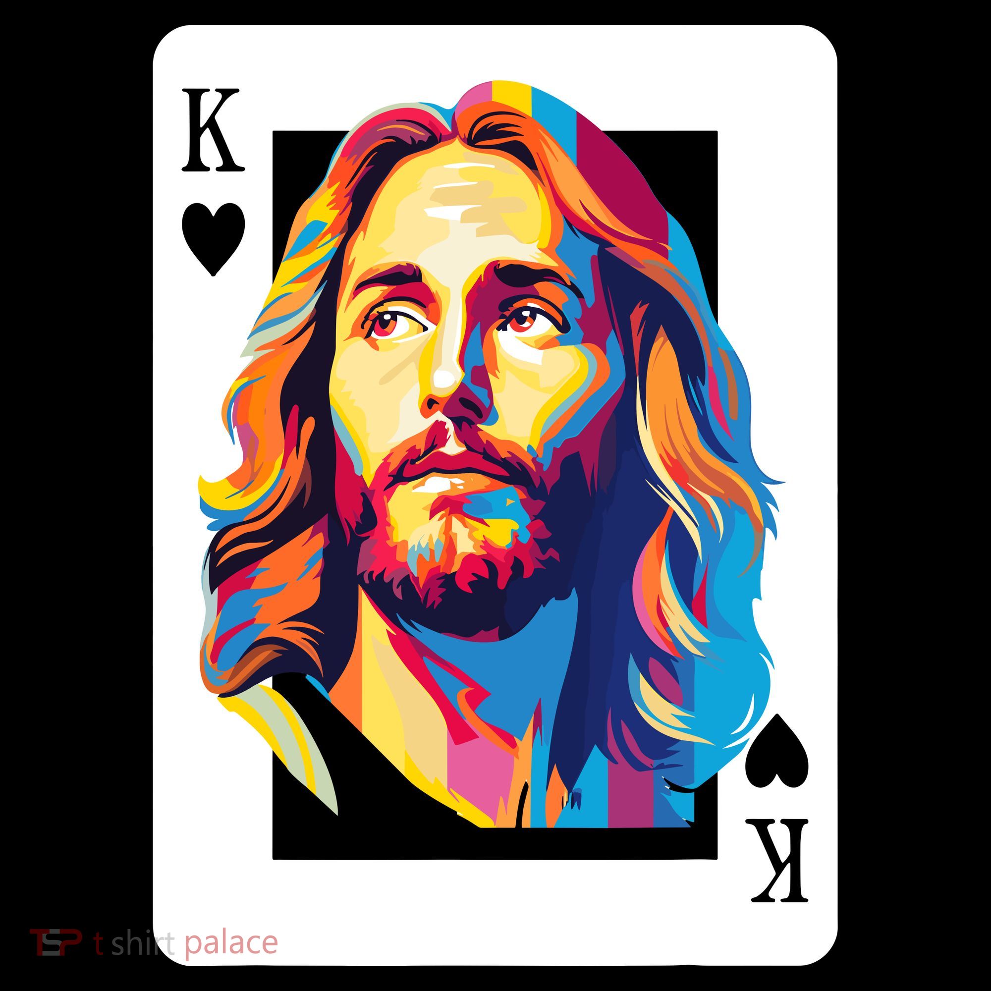 Jesus King Card Christian T-Shirt