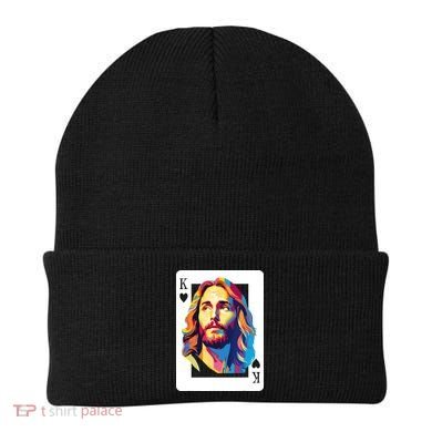 Jesus King Card Christian Beanie