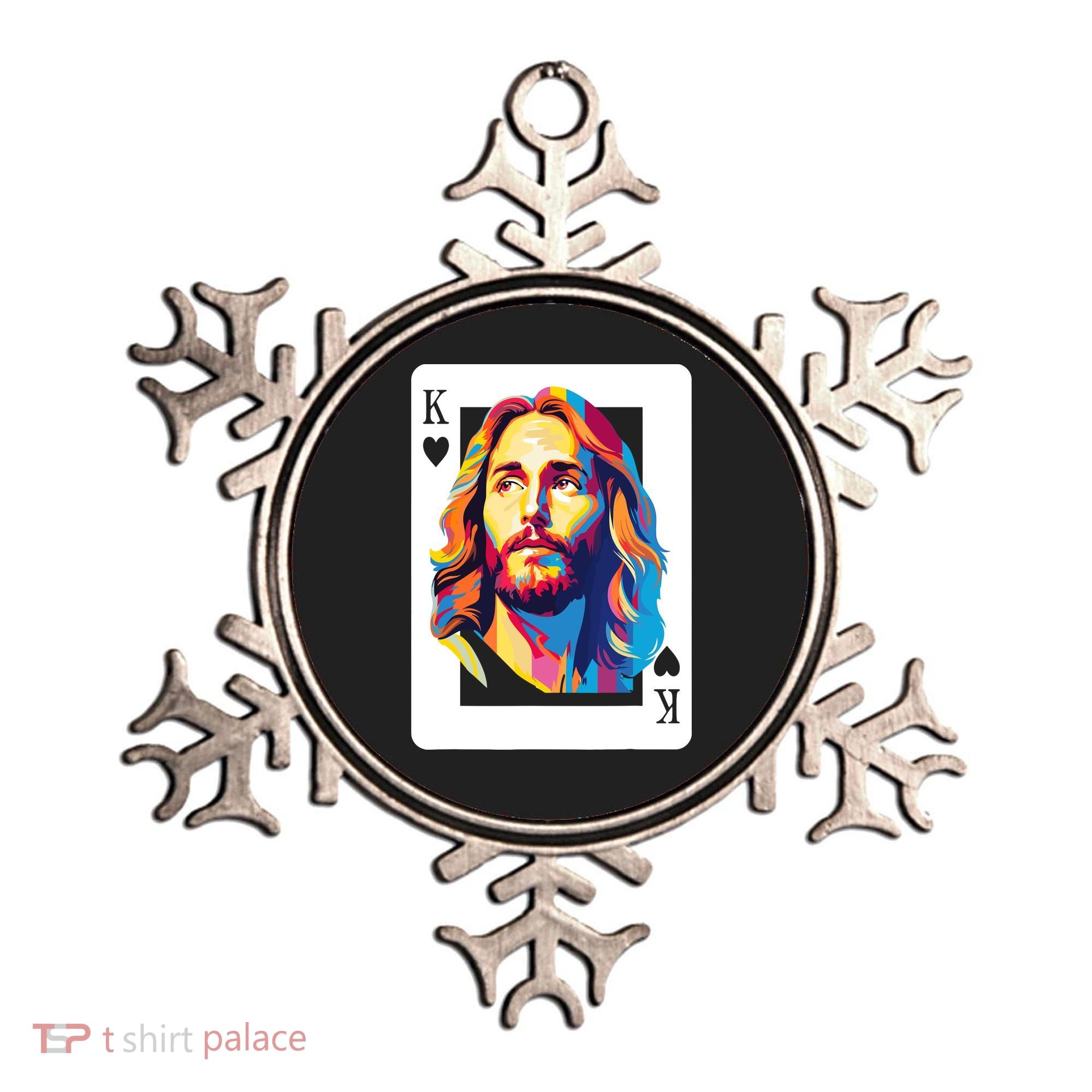 Jesus King Card Christian Ornament