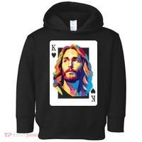 Jesus King Card Christian Toddler Hoodie thumb 0