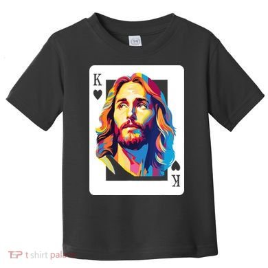 Jesus King Card Christian Toddler T-Shirt