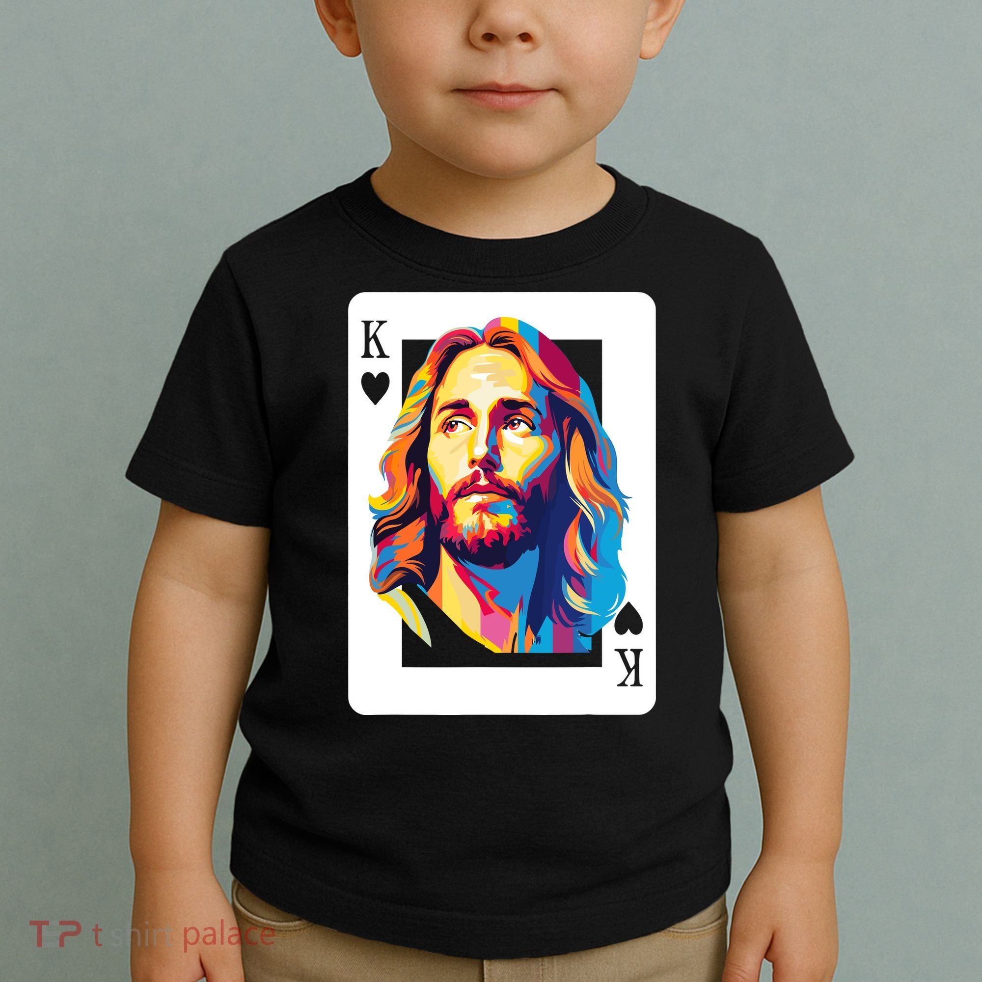 Jesus King Card Christian Toddler T-Shirt