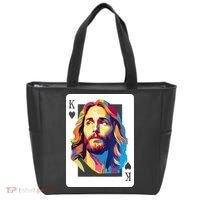 Jesus King Card Christian Tote Bag thumb 0