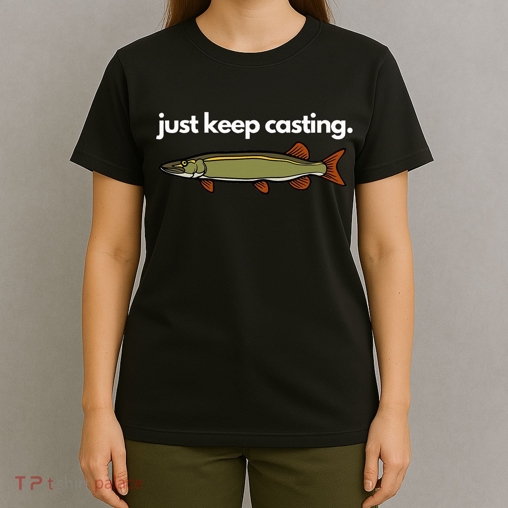 Just Keep Casting Musky Fishing T-Shirt