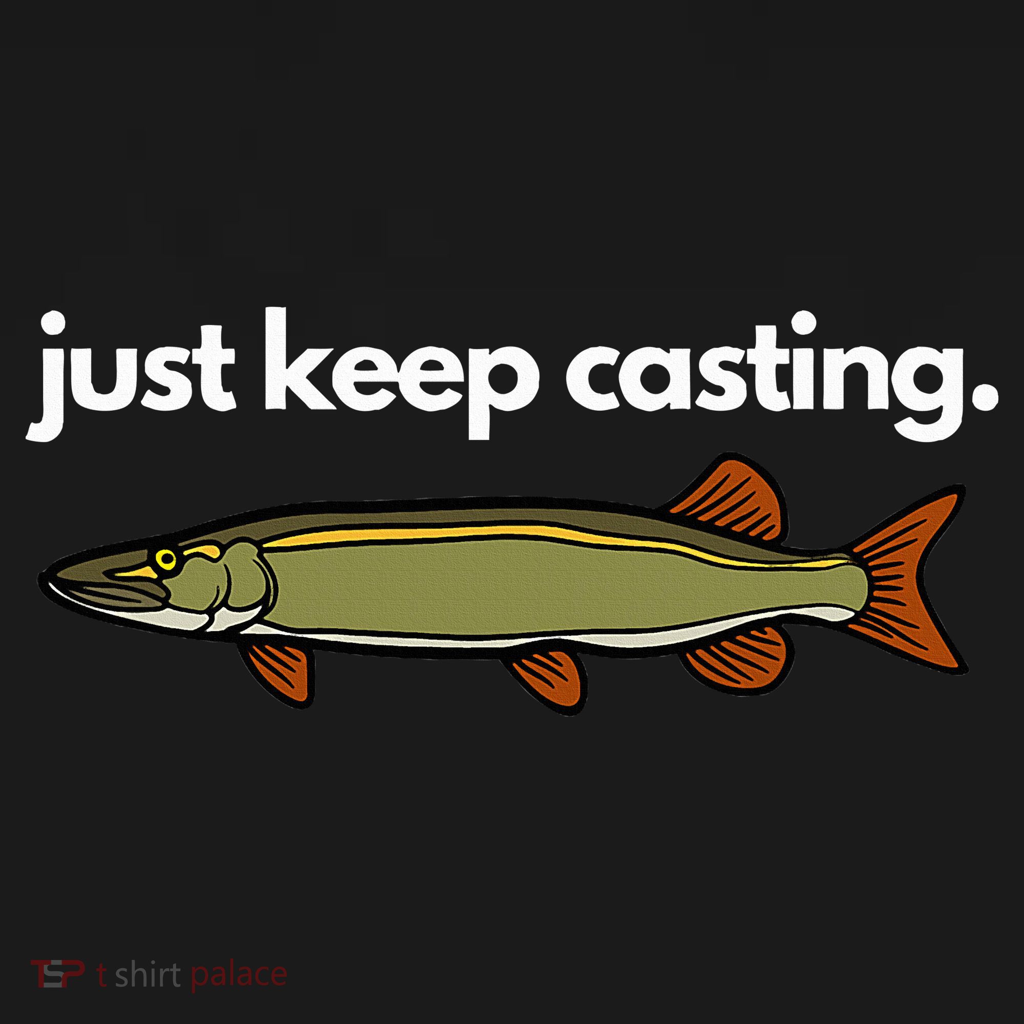 Just Keep Casting Musky Fishing Kids Sweatshirt