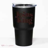 Jesus King Christian Best Godson Everer Tumbler thumb 0