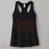 Jesus King Christian Best Godson Everer Women's Tank Top thumb 3