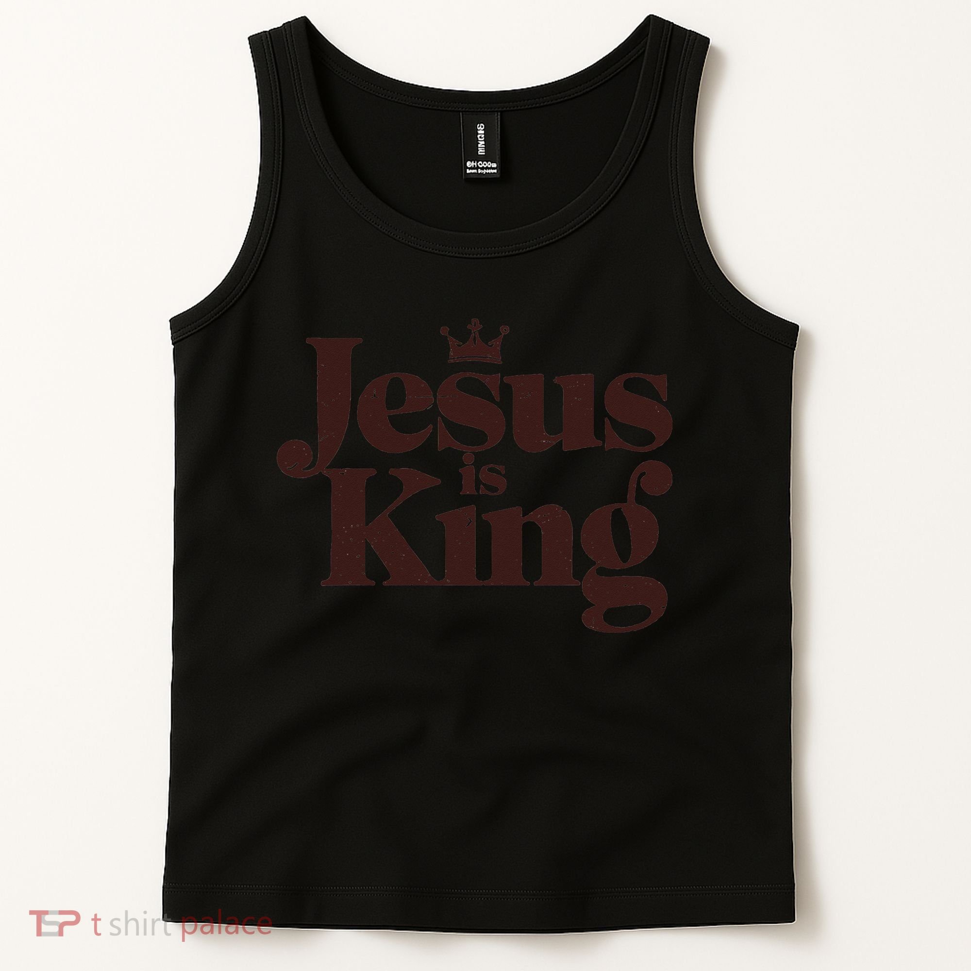 Jesus King Christian Best Godson Everer Tank Top