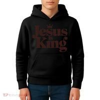 Jesus King Christian Best Godson Everer Kids Hoodie thumb 4