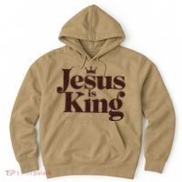 Jesus King Christian Best Godson Everer Hoodie thumb 0