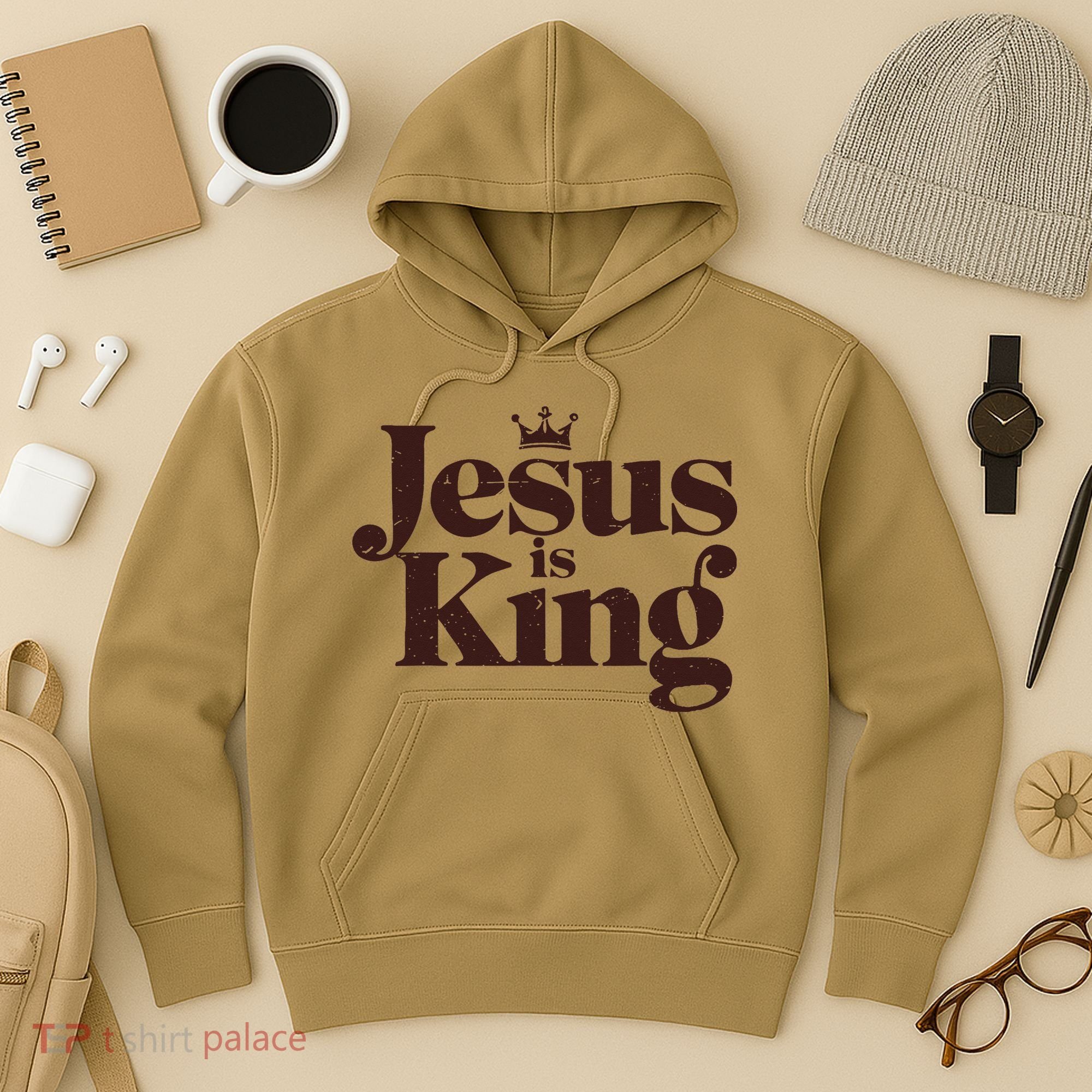 Jesus King Christian Best Godson Everer Hoodie