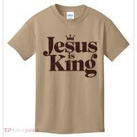 Jesus King Christian Best Godson Everer Kids T-Shirt thumb 0