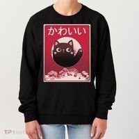 Japanese Kawaii Cute Neko Cat Women's Sweatshirt thumb 0