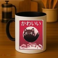 Japanese Kawaii Cute Neko Cat Coffee Mug thumb 4