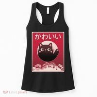 Japanese Kawaii Cute Neko Cat Women's Tank Top thumb 0