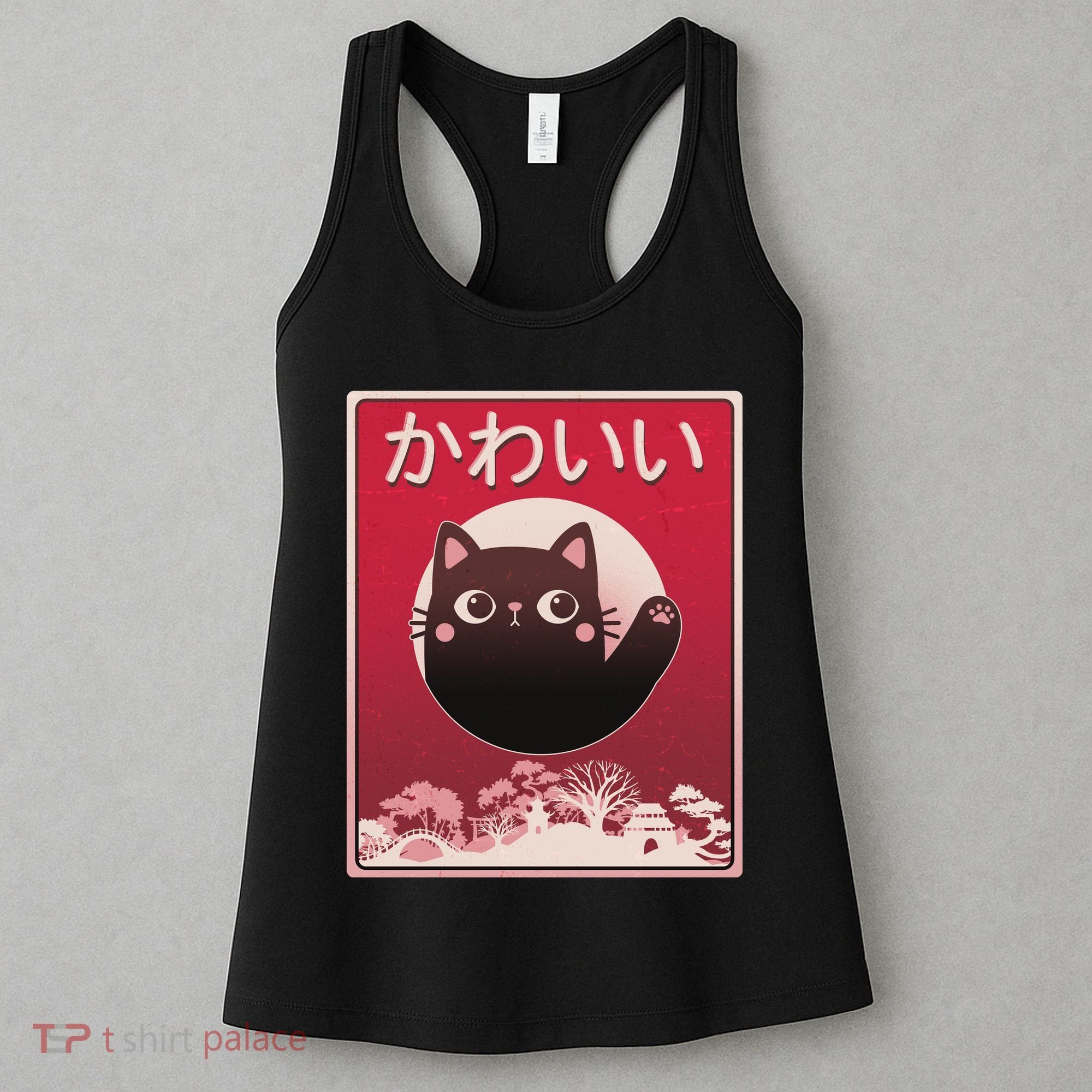 Japanese Kawaii Cute Neko Cat Women's Tank Top