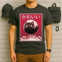 Japanese Kawaii Cute Neko Cat T-Shirt thumb 6