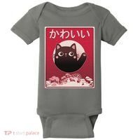 Japanese Kawaii Cute Neko Cat Baby Bodysuit thumb 0