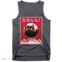 Japanese Kawaii Cute Neko Cat Tank Top thumb 0