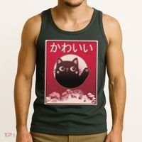 Japanese Kawaii Cute Neko Cat Tank Top thumb 3