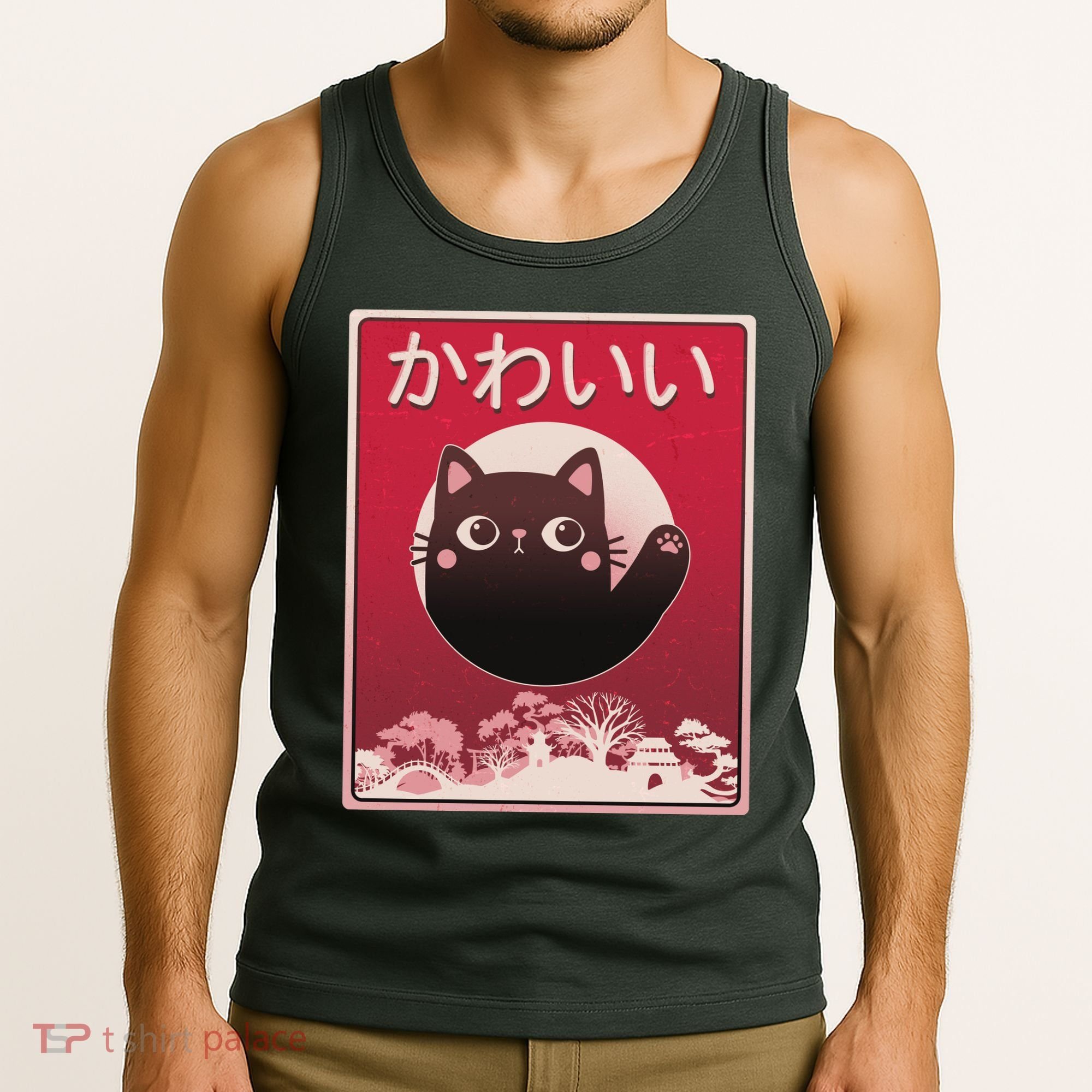 Japanese Kawaii Cute Neko Cat Tank Top