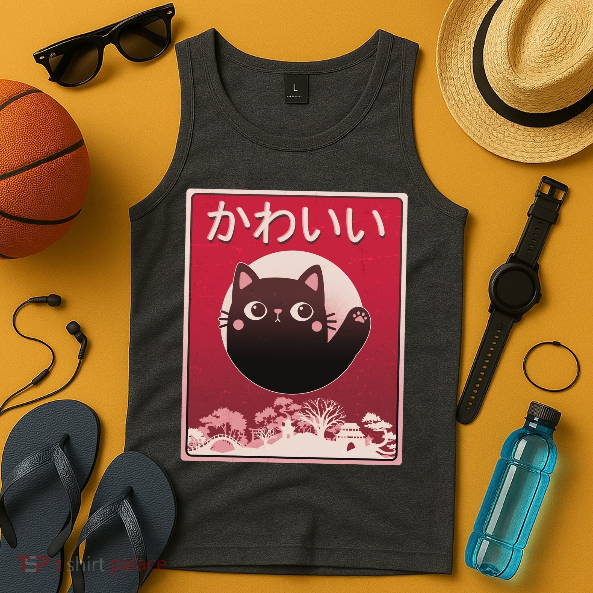 Japanese Kawaii Cute Neko Cat Tank Top