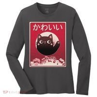 Japanese Kawaii Cute Neko Cat Women's Long Sleeve Shirt thumb 0