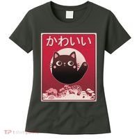 Japanese Kawaii Cute Neko Cat Women's T-Shirt thumb 0