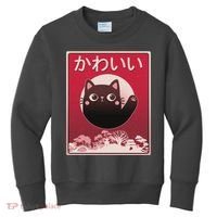 Japanese Kawaii Cute Neko Cat Kids Sweatshirt thumb 0
