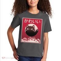 Japanese Kawaii Cute Neko Cat Kids T-Shirt thumb 2