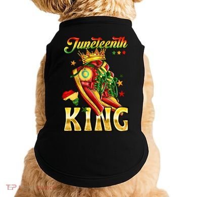 Juneteenth King Funny Shoe Steppin Into Juneteenth Black King Doggie Tank