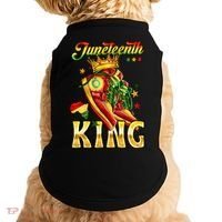 Juneteenth King Funny Shoe Steppin Into Juneteenth Black King Doggie Tank thumb 0