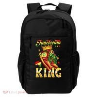 Juneteenth King Funny Shoe Steppin Into Juneteenth Black King Backpack thumb 0
