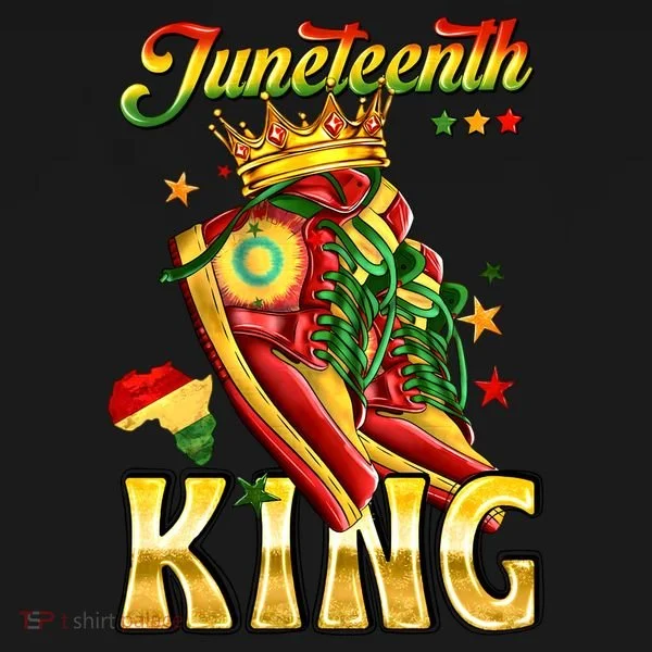 Juneteenth King Funny Shoe Steppin Into Juneteenth Black King Women's Hoodie