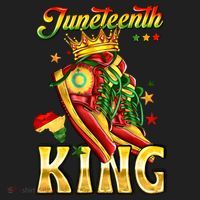 Juneteenth King Funny Shoe Steppin Into Juneteenth Black King Tumbler thumb 3
