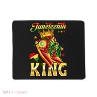 Juneteenth King Funny Shoe Steppin Into Juneteenth Black King Mousepad thumb 0