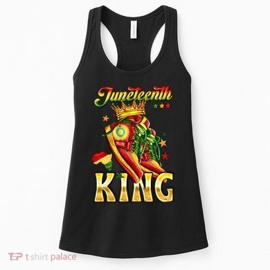 Juneteenth King Funny Shoe Steppin Into Juneteenth Black King Women's Tank Top