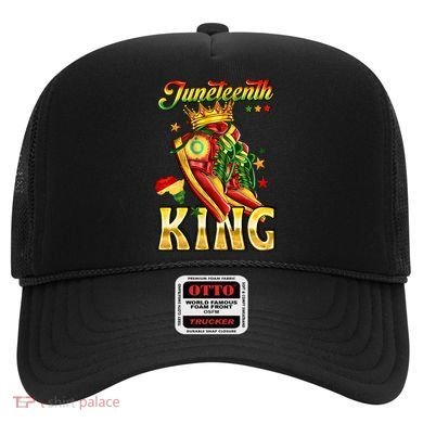 Juneteenth King Funny Shoe Steppin Into Juneteenth Black King Hat