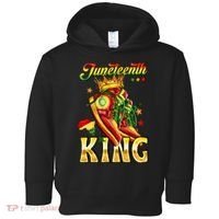 Juneteenth King Funny Shoe Steppin Into Juneteenth Black King Toddler Hoodie thumb 0