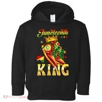 Juneteenth King Funny Shoe Steppin Into Juneteenth Black King Toddler Hoodie thumb 0