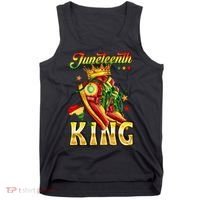 Juneteenth King Funny Shoe Steppin Into Juneteenth Black King Tank Top thumb 0
