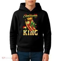 Juneteenth King Funny Shoe Steppin Into Juneteenth Black King Kids Hoodie thumb 4