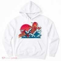 Japanese Koi Fish Breaching The Water Sunset Hoodie thumb 0