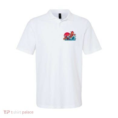 Japanese Koi Fish Breaching The Water Sunset Polo