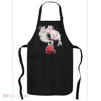 Japanese Kitsune Fox Brush Art Apron thumb 0