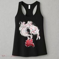Japanese Kitsune Fox Brush Art Women's Tank Top thumb 3
