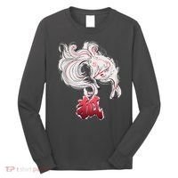 Japanese Kitsune Fox Brush Art Long Sleeve Shirt thumb 0