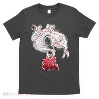 Japanese Kitsune Fox Brush Art T-Shirt thumb 0