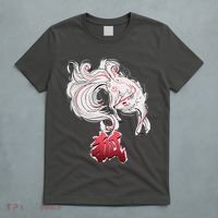 Japanese Kitsune Fox Brush Art T-Shirt thumb 5